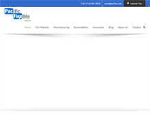Tablet Screenshot of pacflex.com
